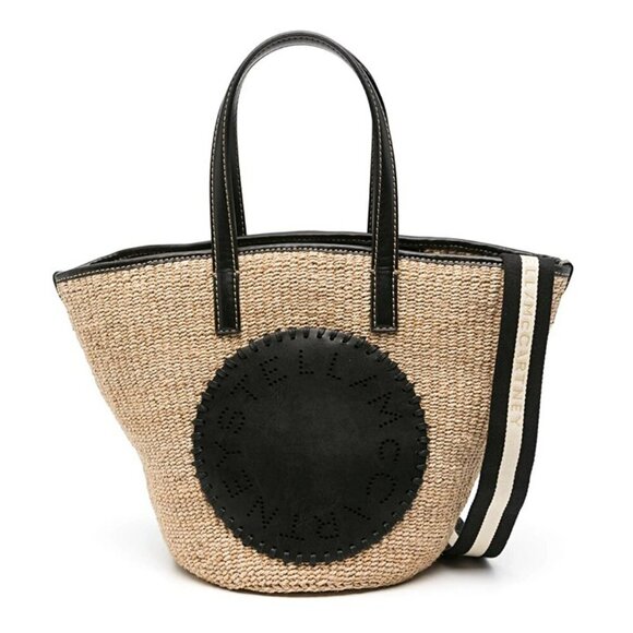 Stella McCartney Women's Black Appliqué-Logo Tote Bag (MSRP $975) - Picture 1 of 11